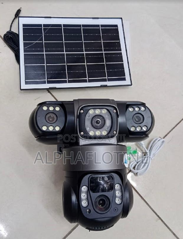 V380 New Solar Powered 3 Lens and 3 Screen