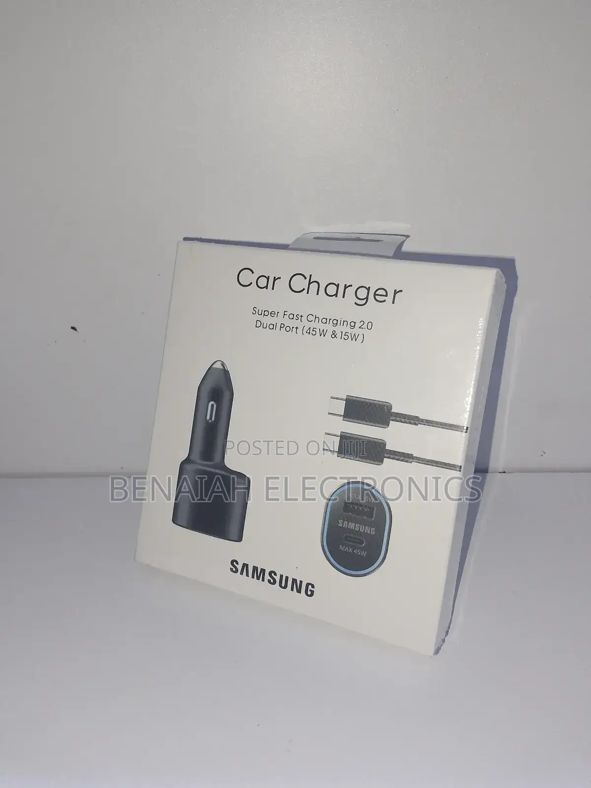 Car Charger 25watts.C to C Cable(5a, 1.0m)