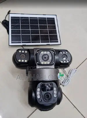4g Simcard Solar V380 Tripple Lens 4g Simcard PTZ Camera