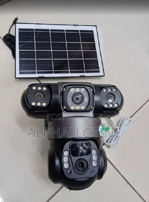4g Simcard Solar V380 Tripple Lens 4g Simcard PTZ Camera