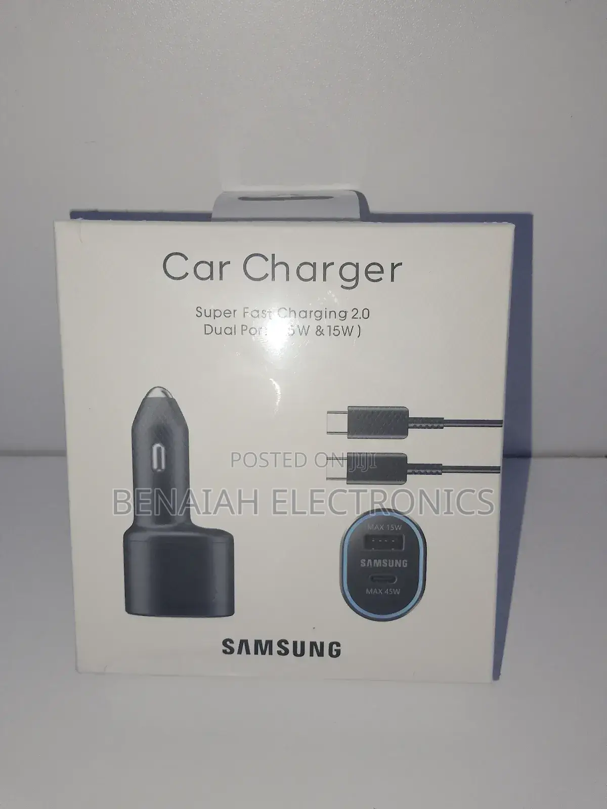 Car Charger.Quick Charge 45 Watts C to C ,5a, 1.0 MTR Cable