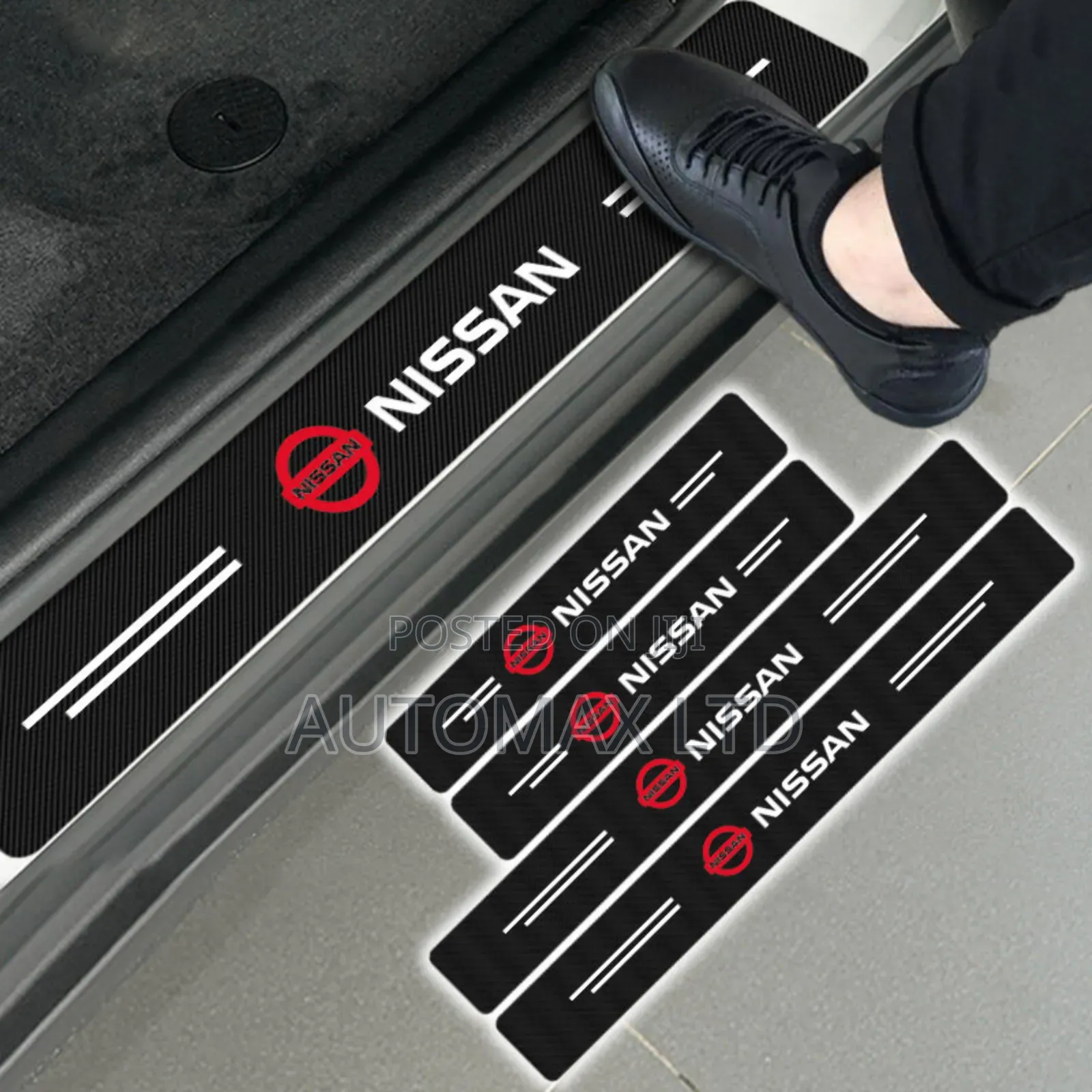 4 PCS Door Scratch Protector. For Toyota, Nissan