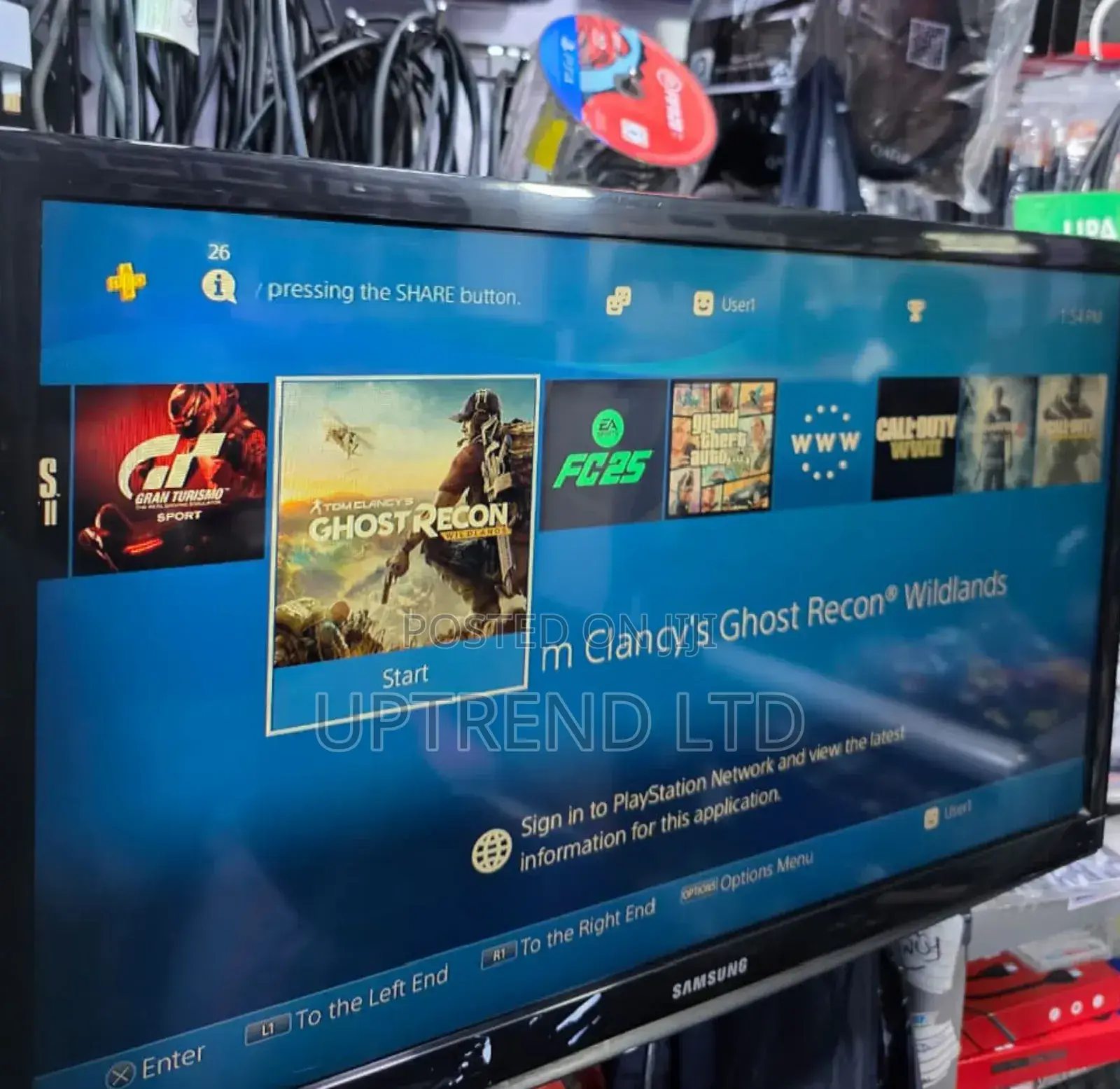 Sony Home Used Playstation 4 Chipped