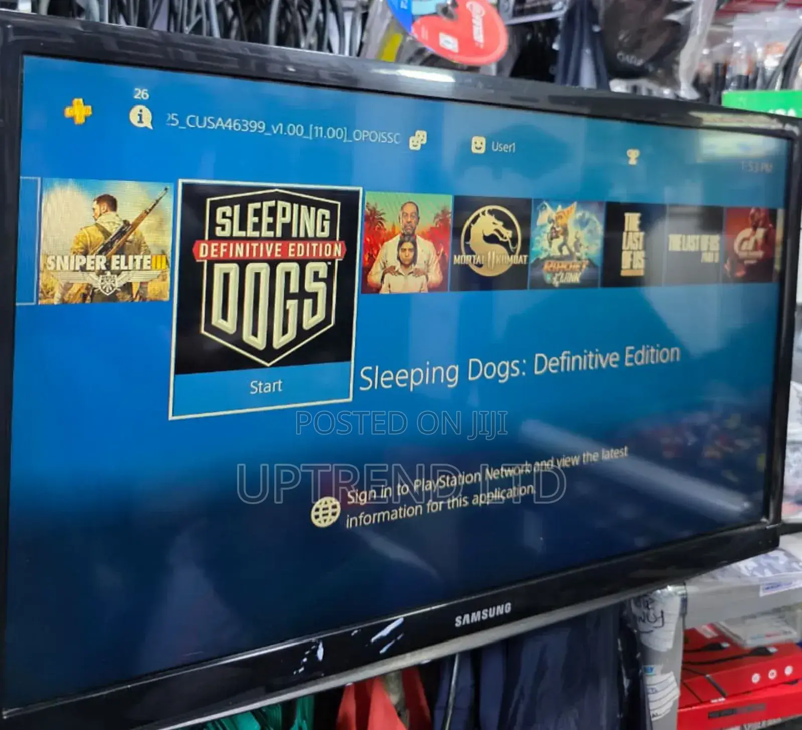 Sony Home Used Playstation 4 Chipped