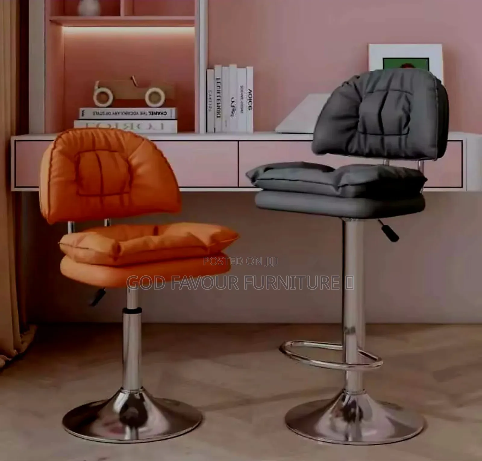 Elegant Colorful Modern Adjustable Bar Stool Bhj5z