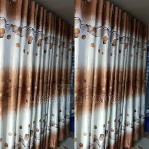 Brown White Curtains Curtains With Curtain Rods