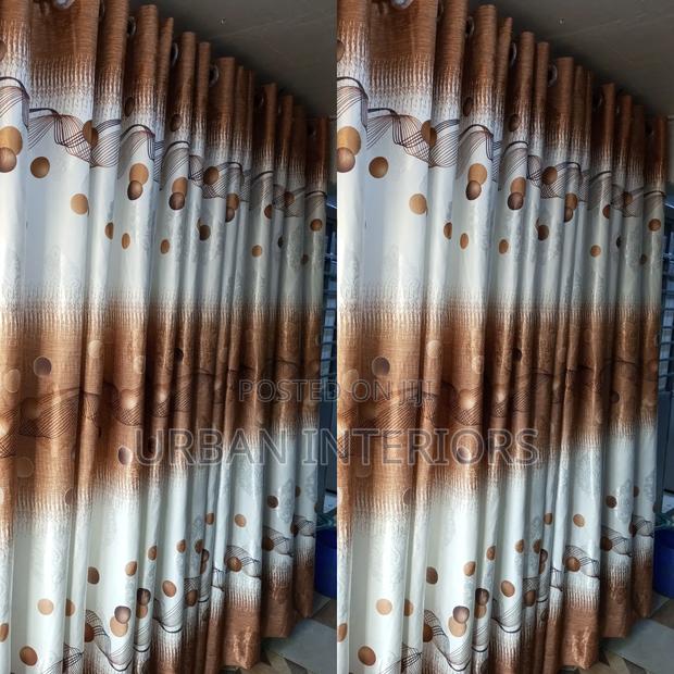 Brown White Curtains Curtains With Curtain Rods