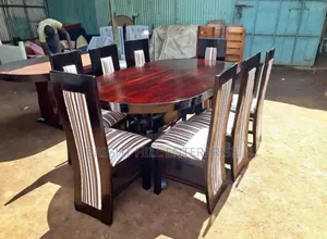 Grand Stripped 8 Seater Dining Table
