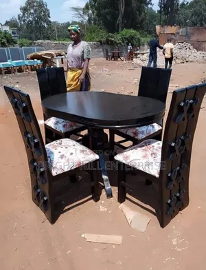 A Practical 4 Seater Wooden Table