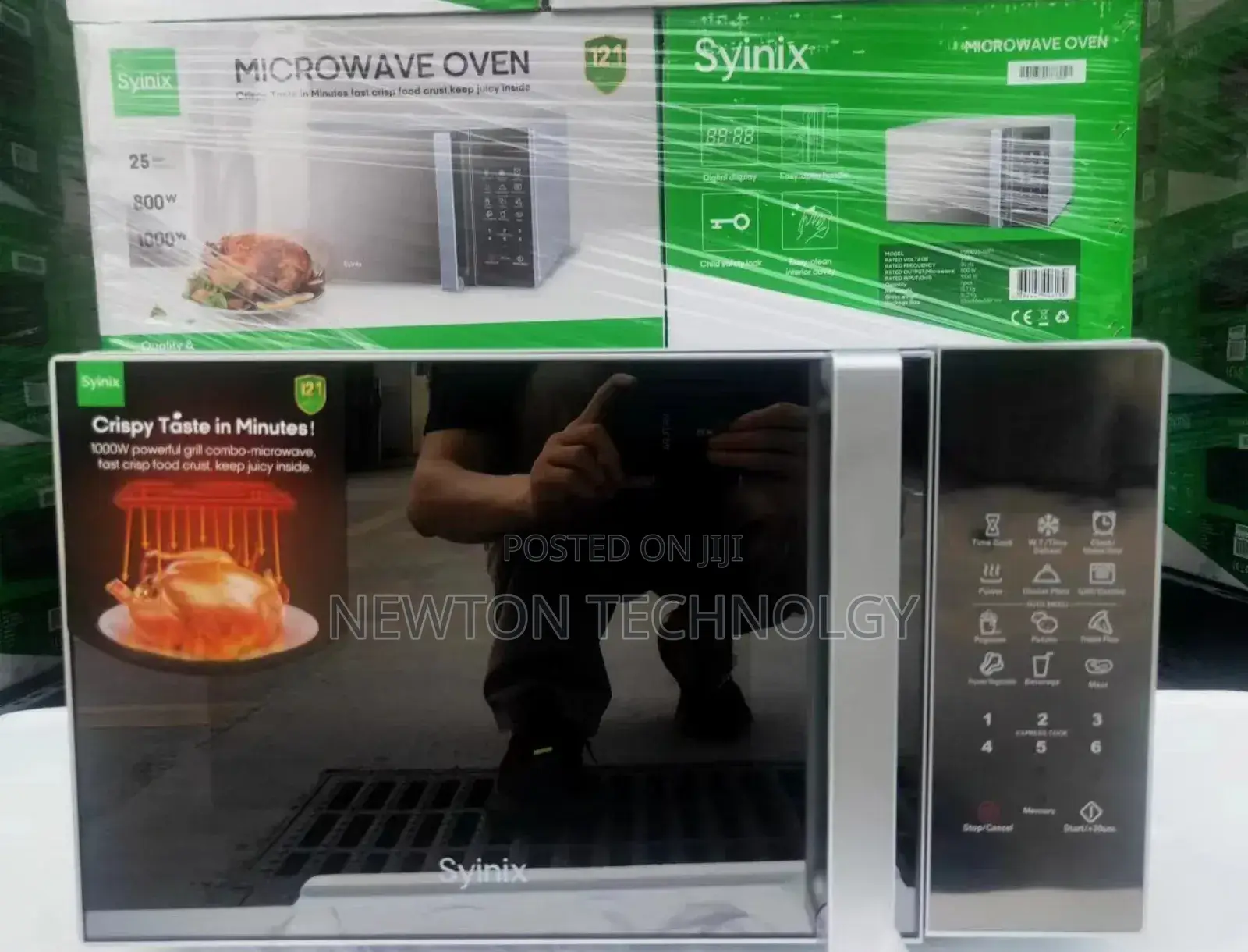 Syinix Digital Microwave 25l With Grill