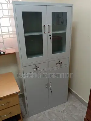 Half Glass Cabinet - Office Cabinet