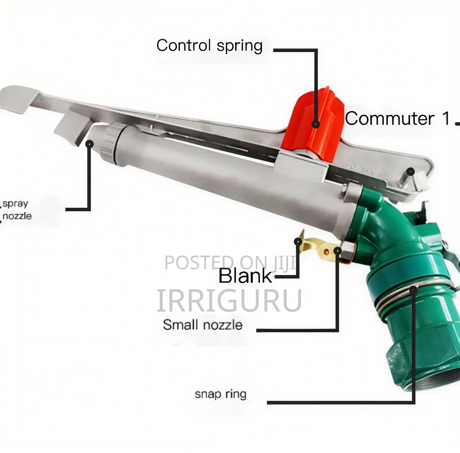 Py40 Type Spray Gun Farmland Irrigation Metal Sprinkler