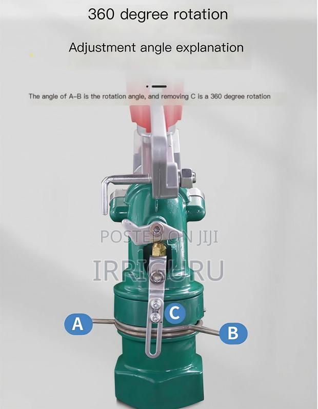 Py40 Type Spray Gun Farmland Irrigation Metal Sprinkler - thumbnail 9