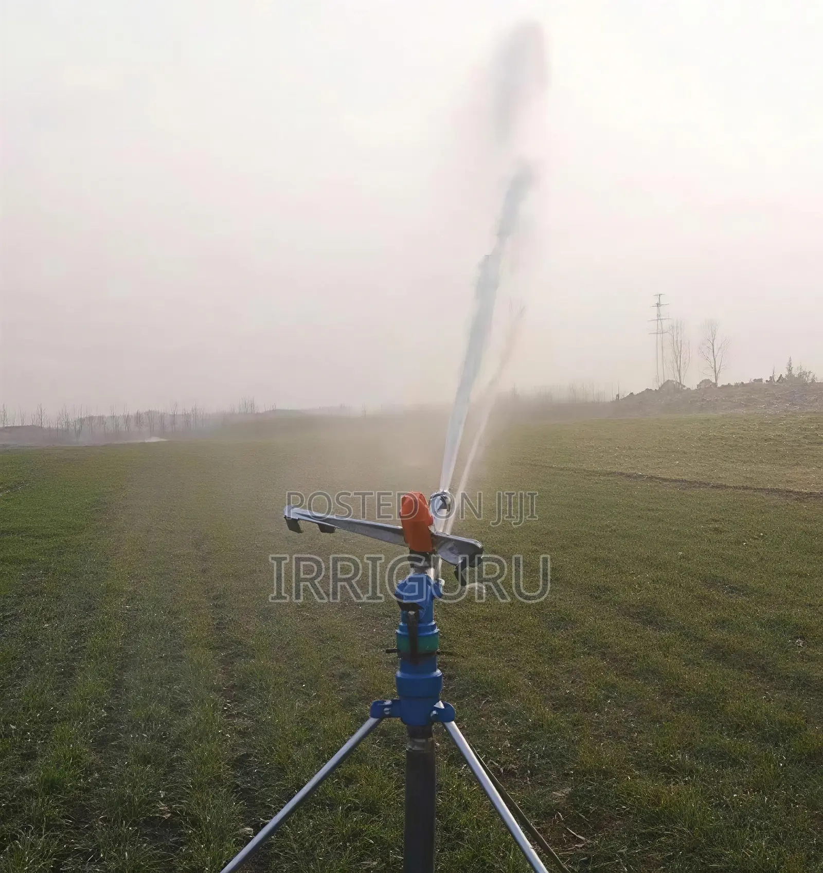 Py50 Type Farmland Irrigation Rain Sprinkler, Aluminum Alloy