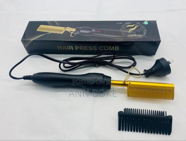 *New Arrival,* 
*Gold Electric Heat Comb - thumbnail 2