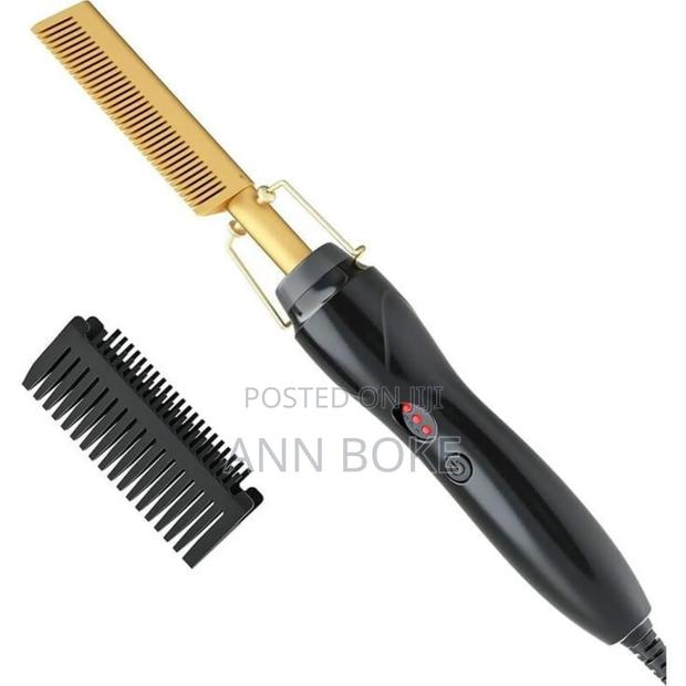 *New Arrival,* 
*Gold Electric Heat Comb - thumbnail 4