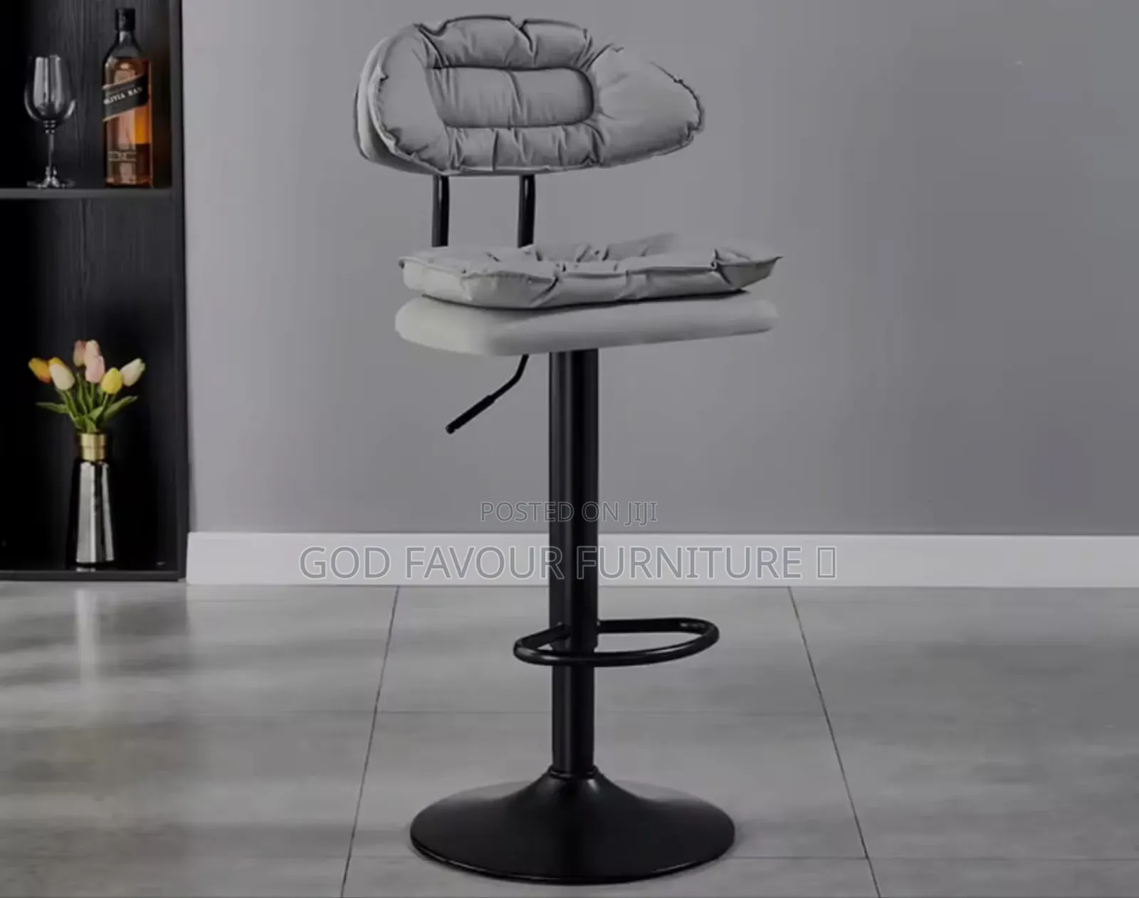 Modern Adjustable Height Counter Bar Stool Ft8jk