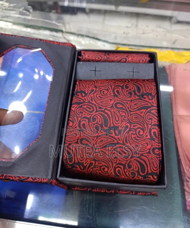 Redwine Black Vintage Executive Tie Sets - main view