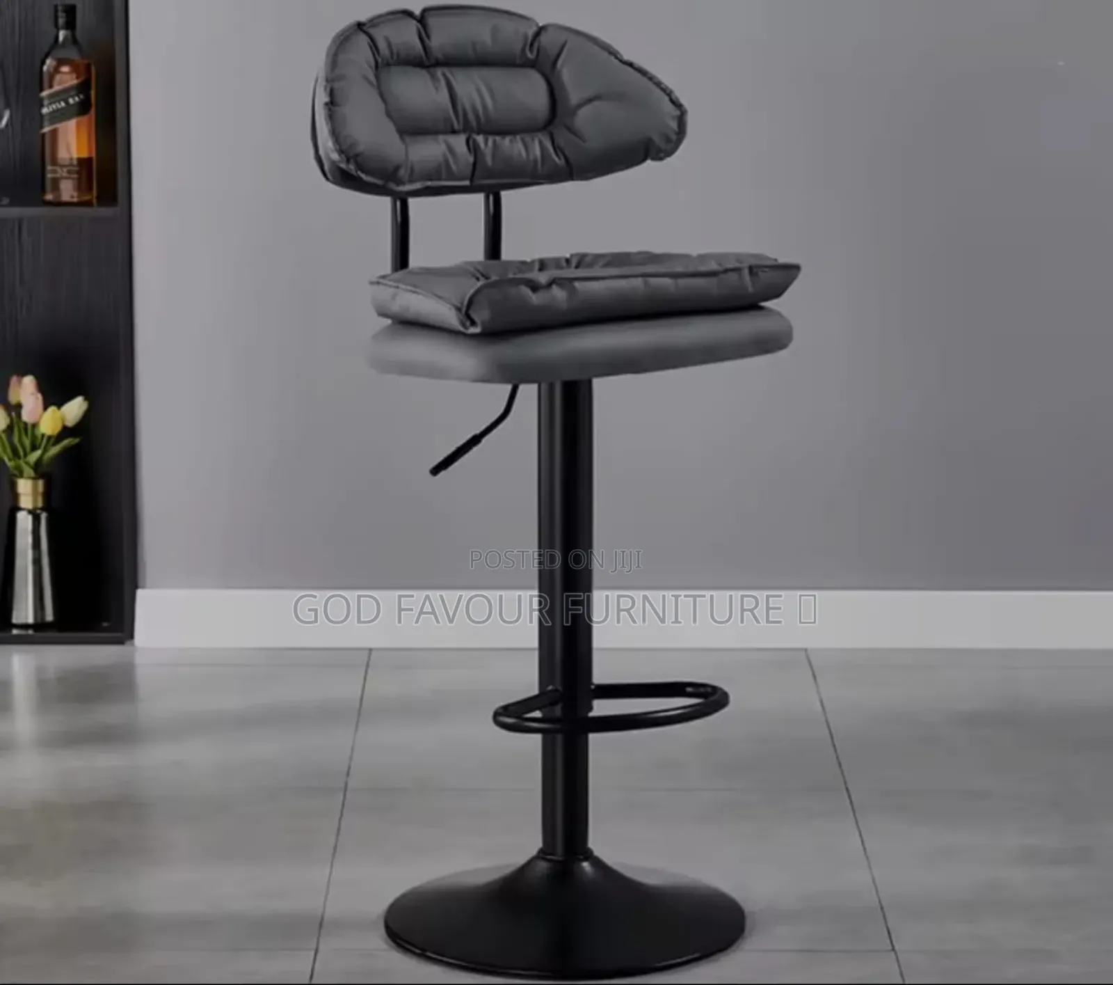 Modern Padded Armless Bar Stool Jt9qf
