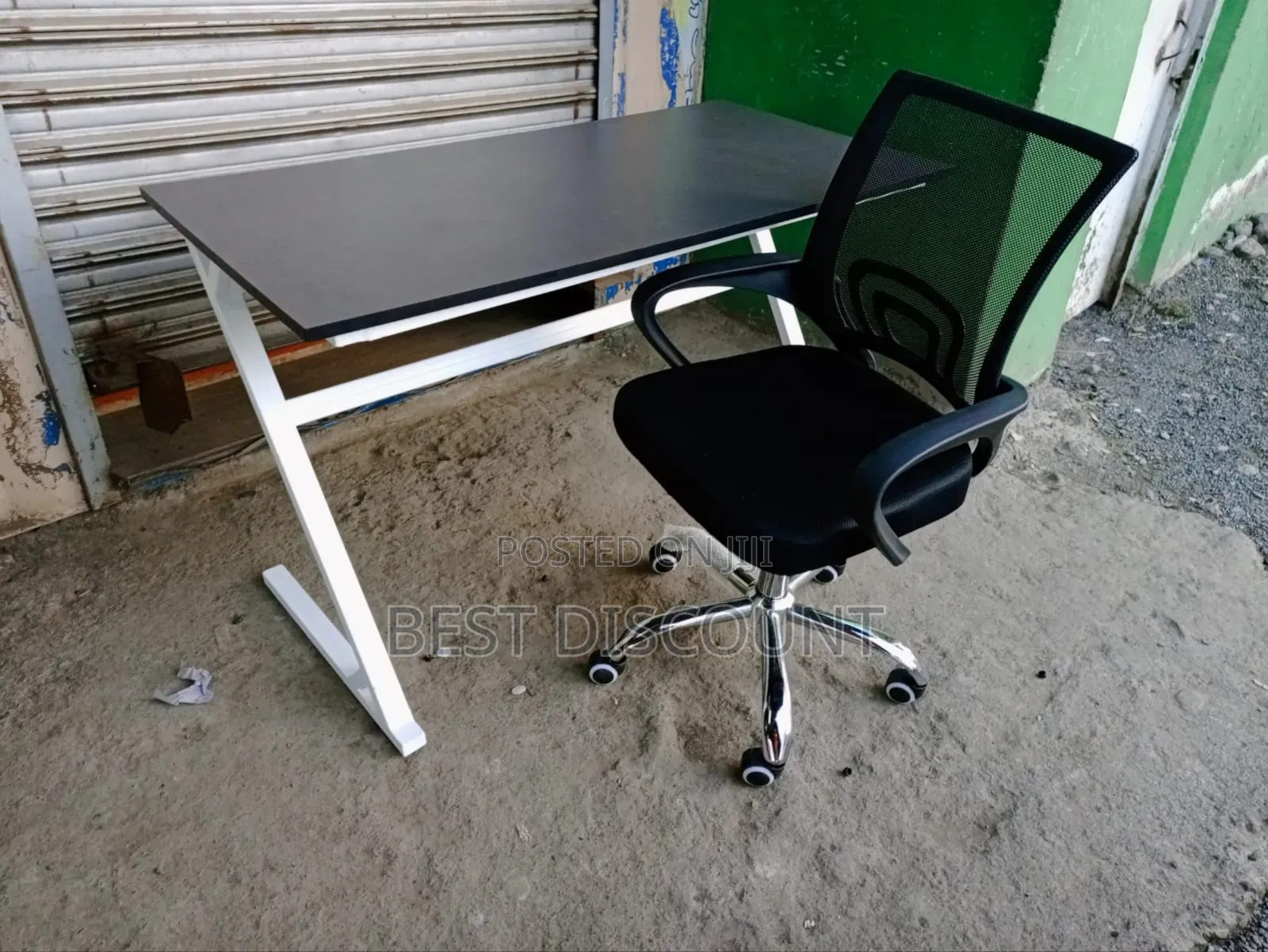 Training Table and Mesh Chair