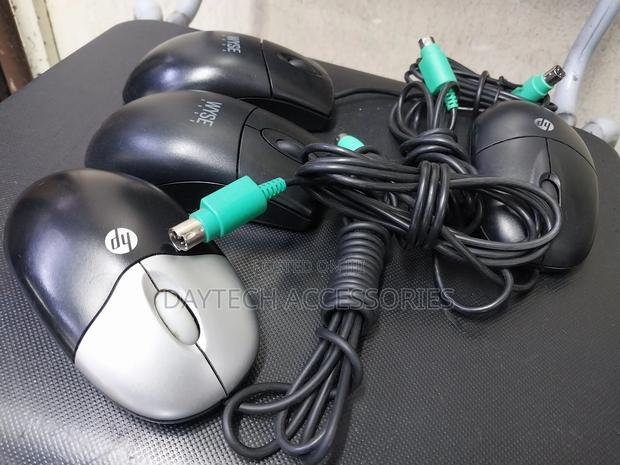 Wyse/Hp Ps/2 Black 3 Buttons Scroll Wheel Mechanical Mouse - main view