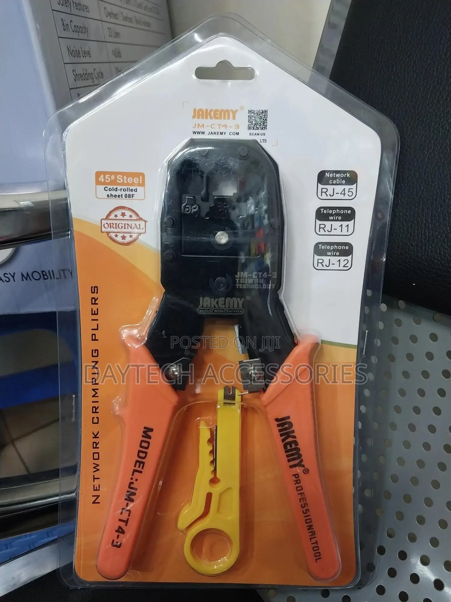 Jakemy Crimper Plier Lan Network Cable Rj45 / Rj-11 Jm-Ct4-3