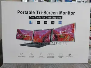 14" Laptop Screen Extender FHD Portable Tri-Screen Monitor
