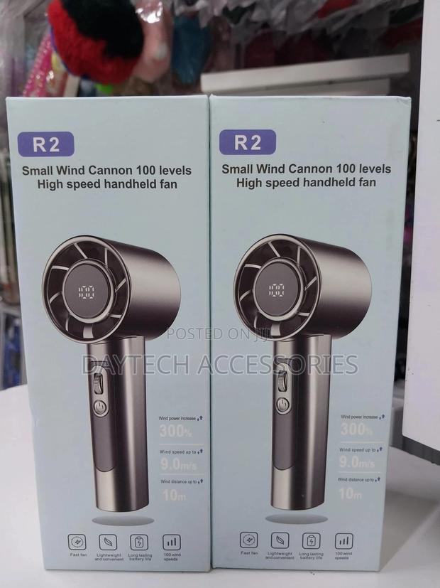 100 Speed Handheld Fan Rechargeable - thumbnail 2