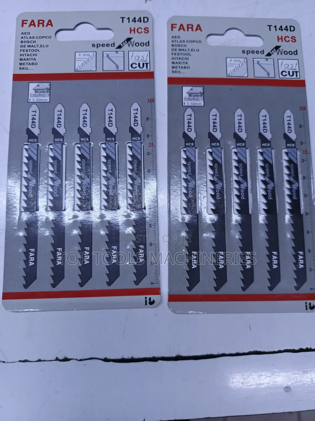 Jig Saw Cutting Blades (Set of 5pieces)