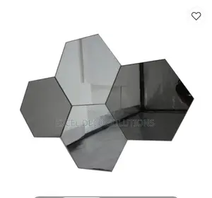 Geometric Reflection Hexagon Acrylic Mirror