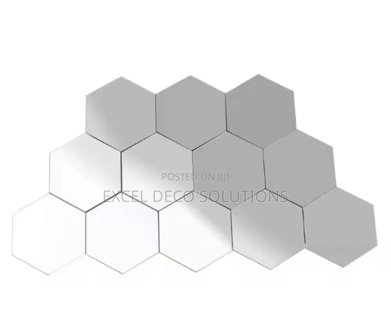 Boho Hexagon Mirror Set