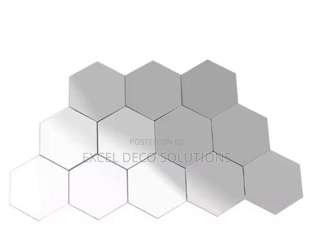Boho Hexagon Mirror Set