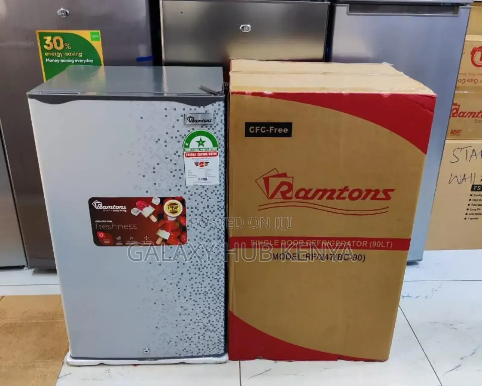 Ramtons 90 Liters Rf/247 Single Door Fridge
