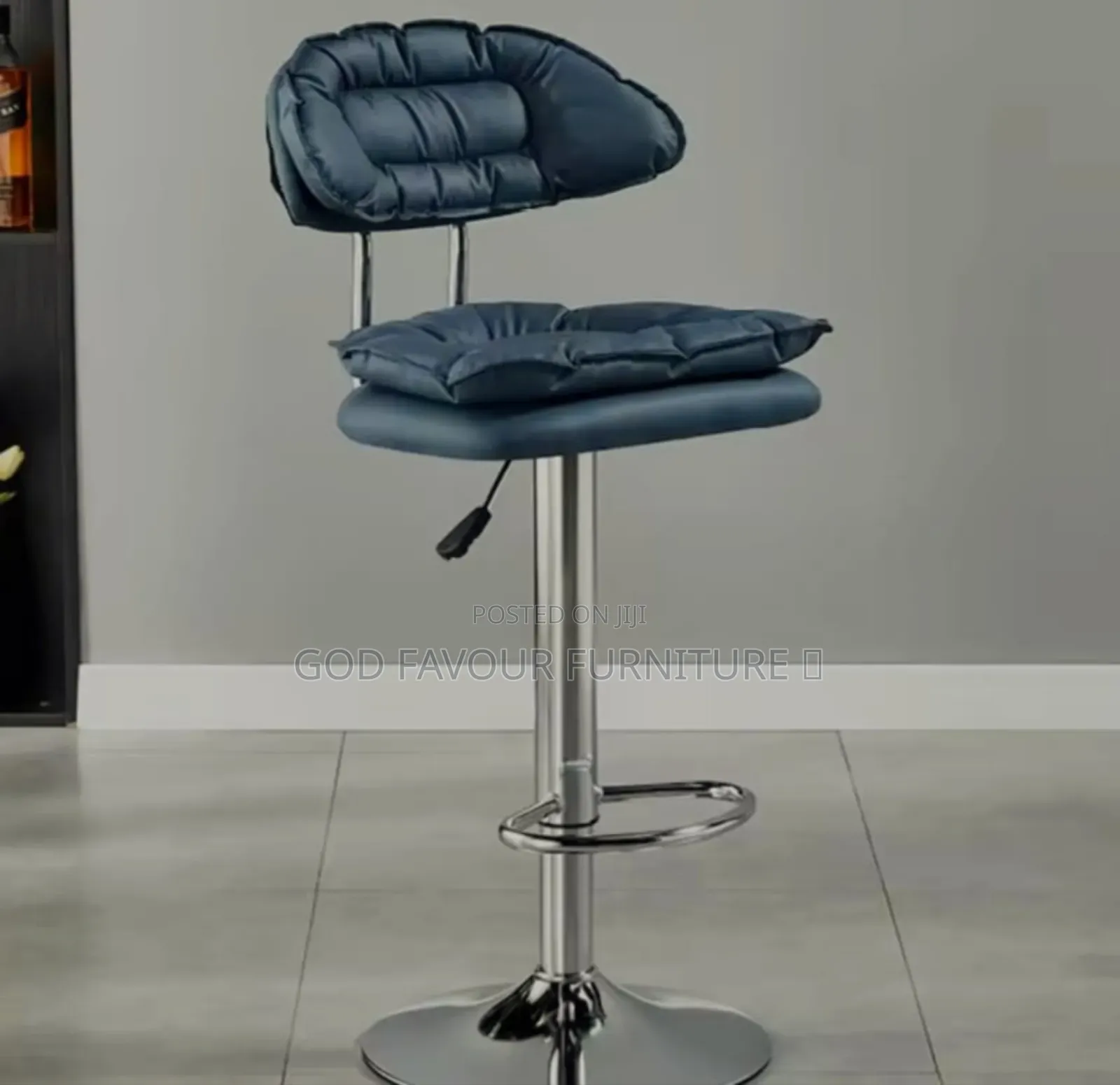 Quality Adjustable Height Bar Stool With Metal Base Jd3aj