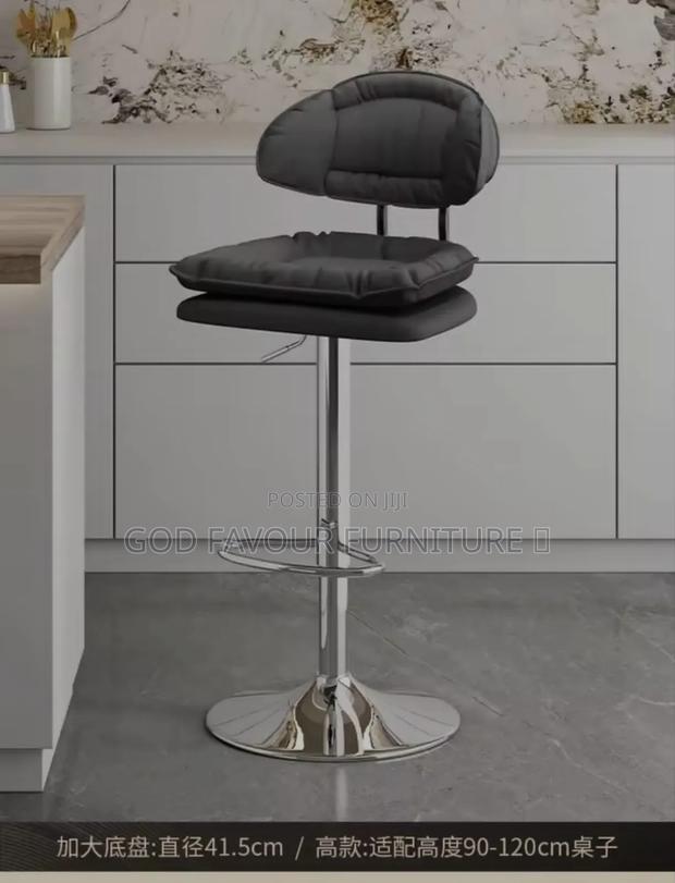 Black Stylish Adjustable Counter Taburete Bar Stool Tx8ijh