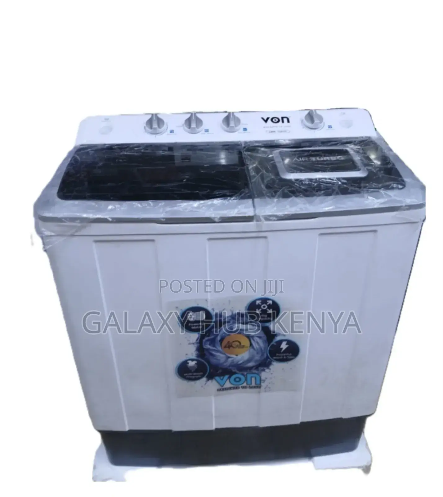 Von 7.5kg Semi Automatic Twin Tub Washing Machine