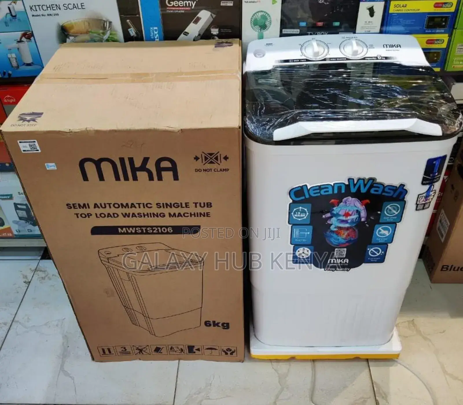 Mika 6kg Single Tub Washing Machine