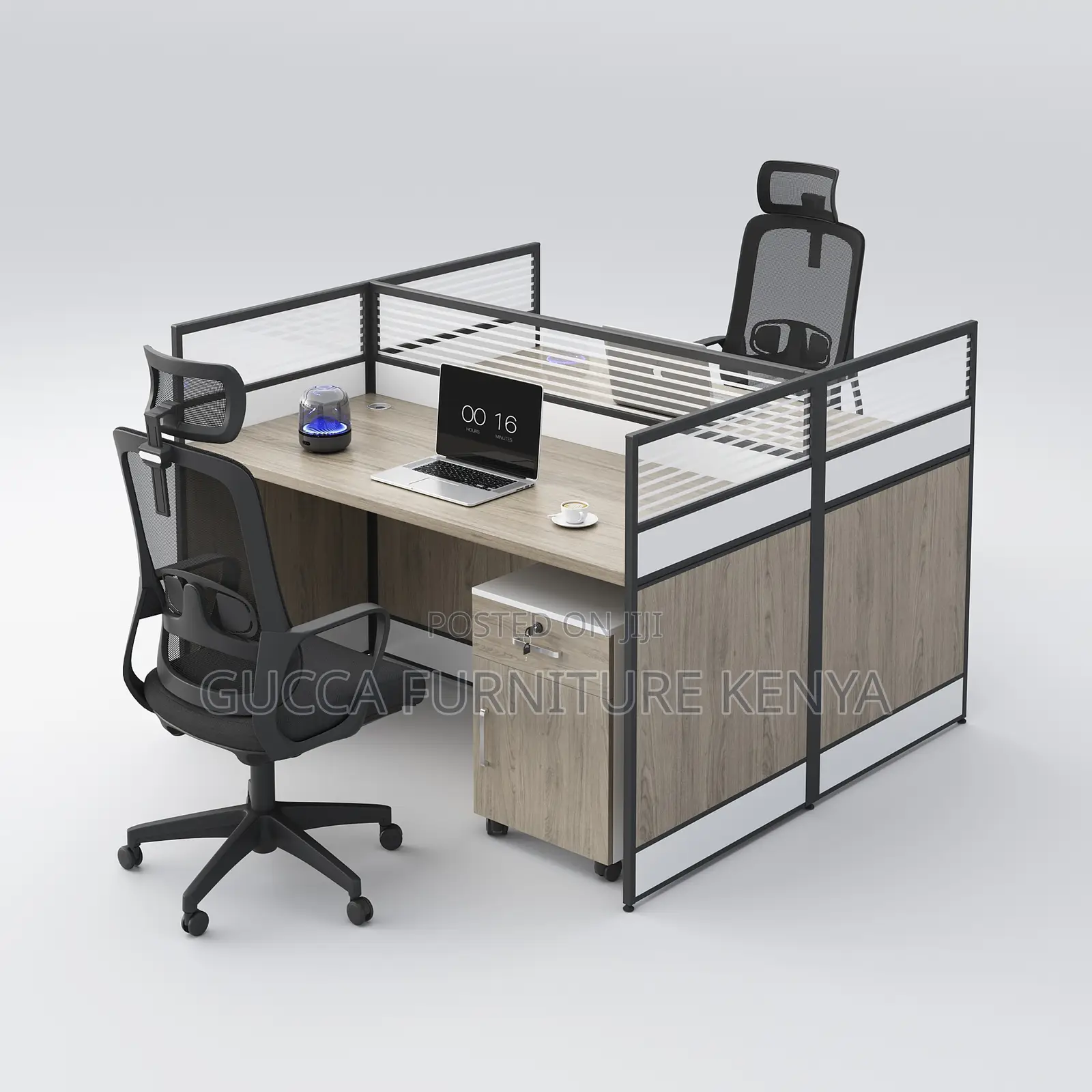 Workstation: Two-Person Employees Modular Workstation