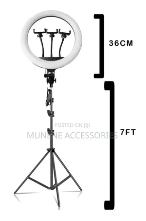 14inch Ring Light With 2.1m Tripod Stand 3 Cell Phone Holder