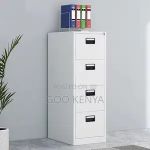Office Cabinet ; Metal Drawer Filing Cabinet With Four Key