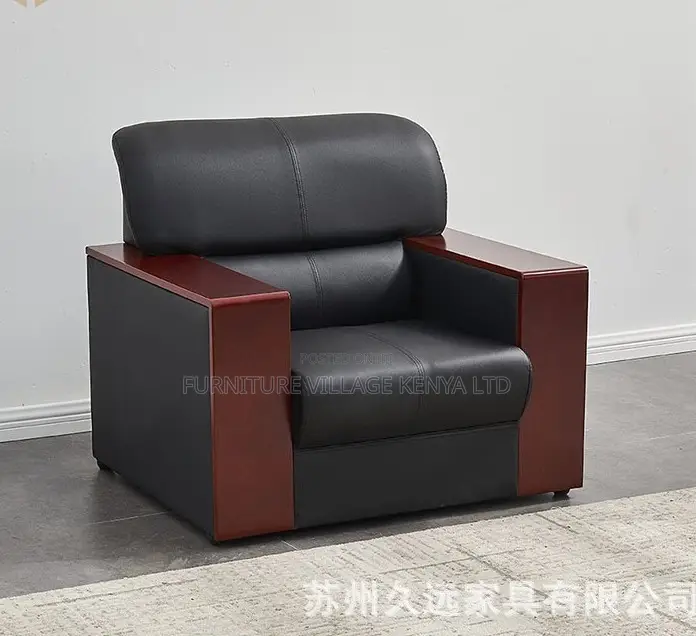 Sofas: Five-Person Office Waiting Room Sofa Set-Executives
