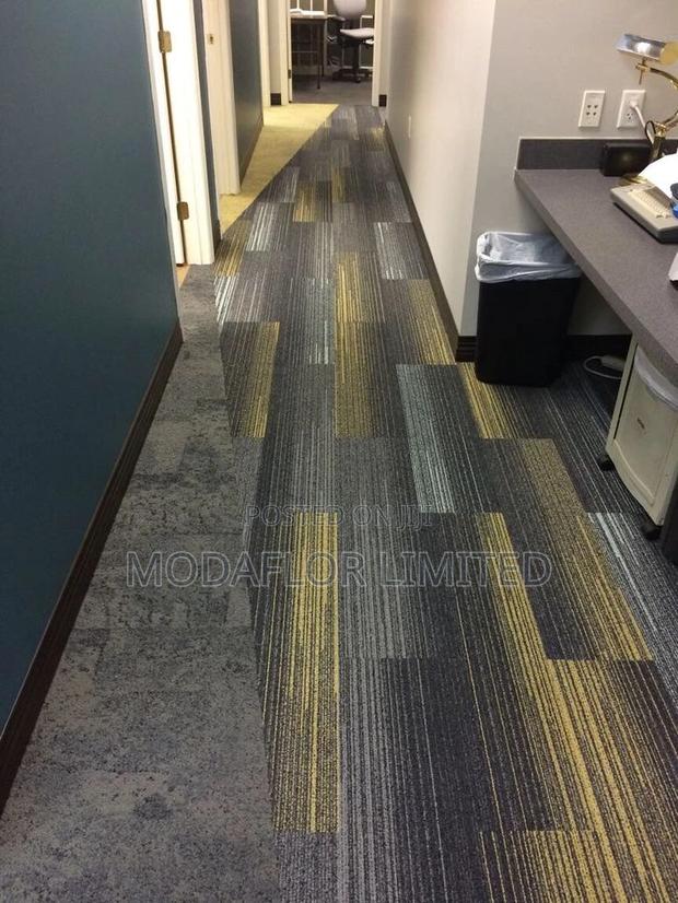 Carpet Tiles Plank for Office Floors - main view