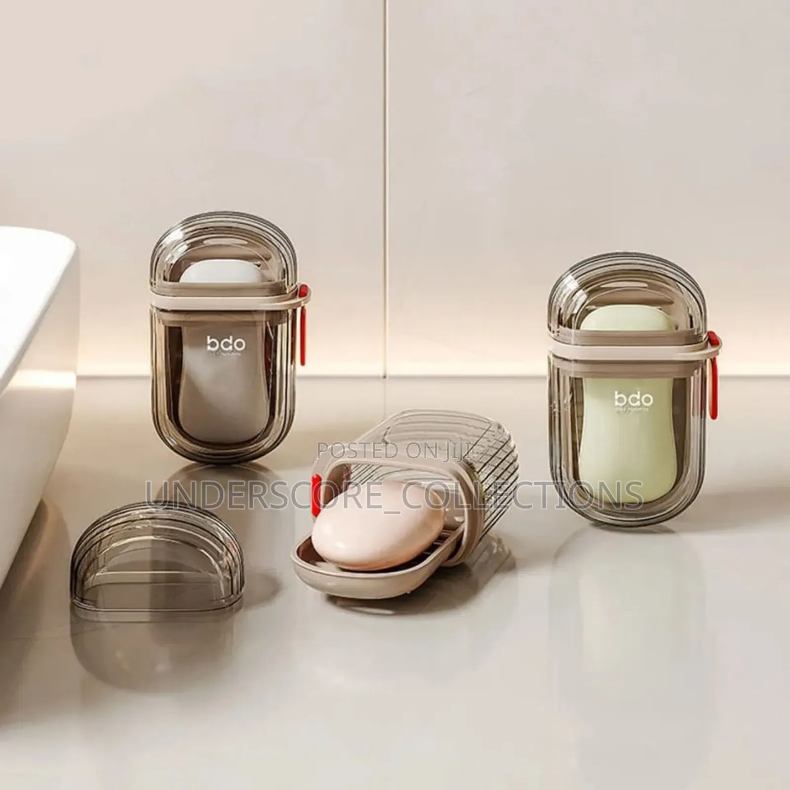 Travel Soap Dish Case(Clear)