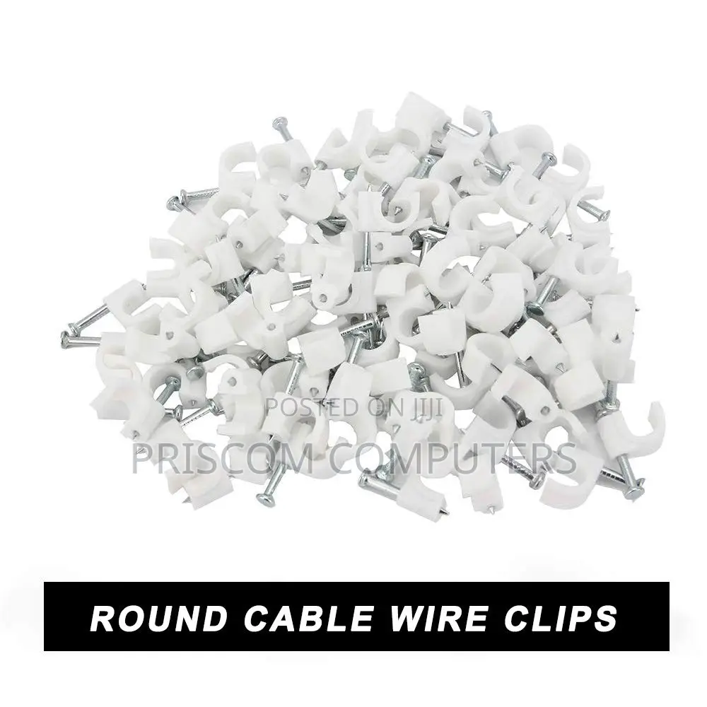 Cable Clips Wire Adhesive Cable Clips- 100 Pieces