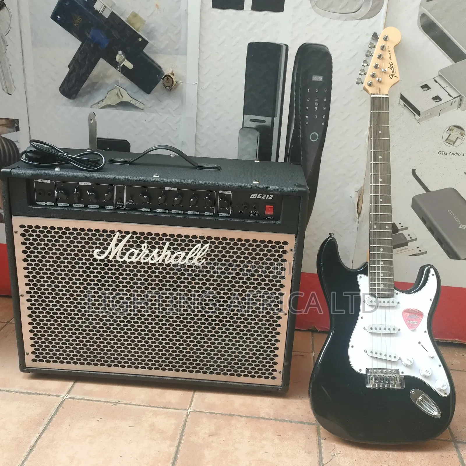 Marshall Bass Combo Fender Rhythm Guitar Complete System