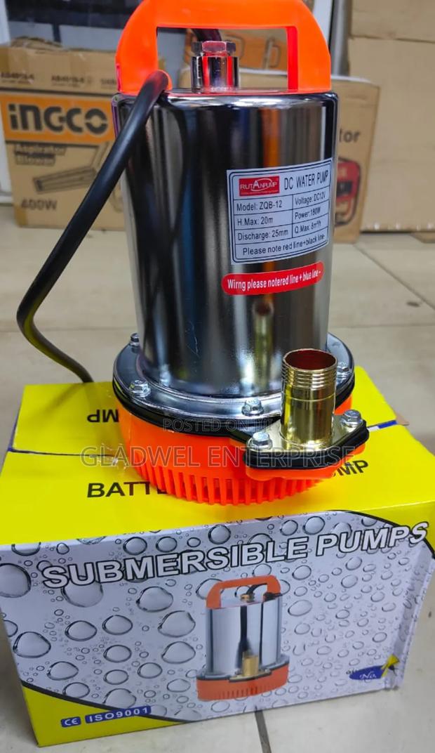 Solar Submassible Pump 12v 180watts/Shallow Well