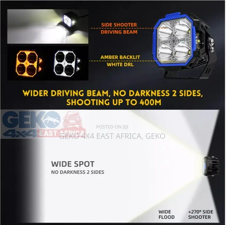 Powerful Small Cube Light 60 Watts With Side Shooters