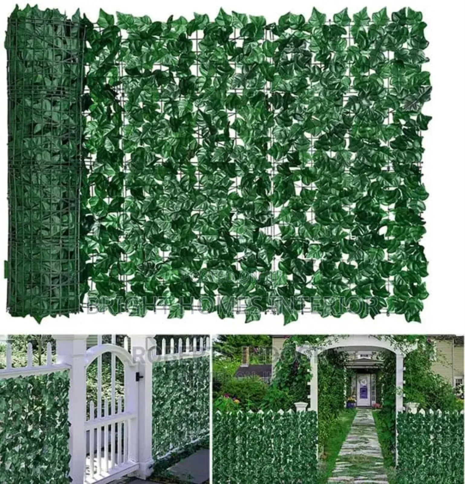 Dark Green Balcony Fence Available 3m Long
