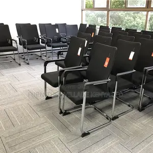 Office Chair: Supportive Lounge-Style Ergonomic Guest Seat
