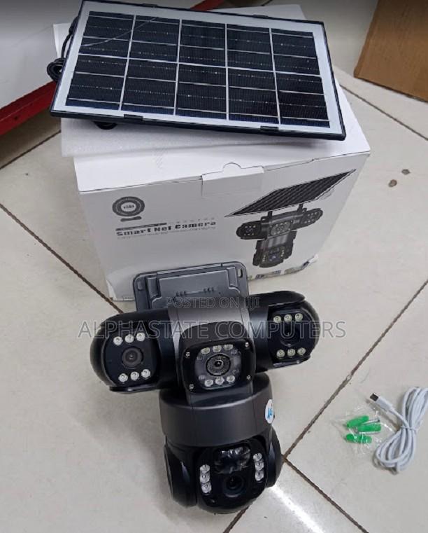 6mp Triple Lens 4g Simcard Ac Powered V380 PTZ Smart Camera